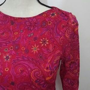 🌈 3/$10 SALE Pink Paisley Dress